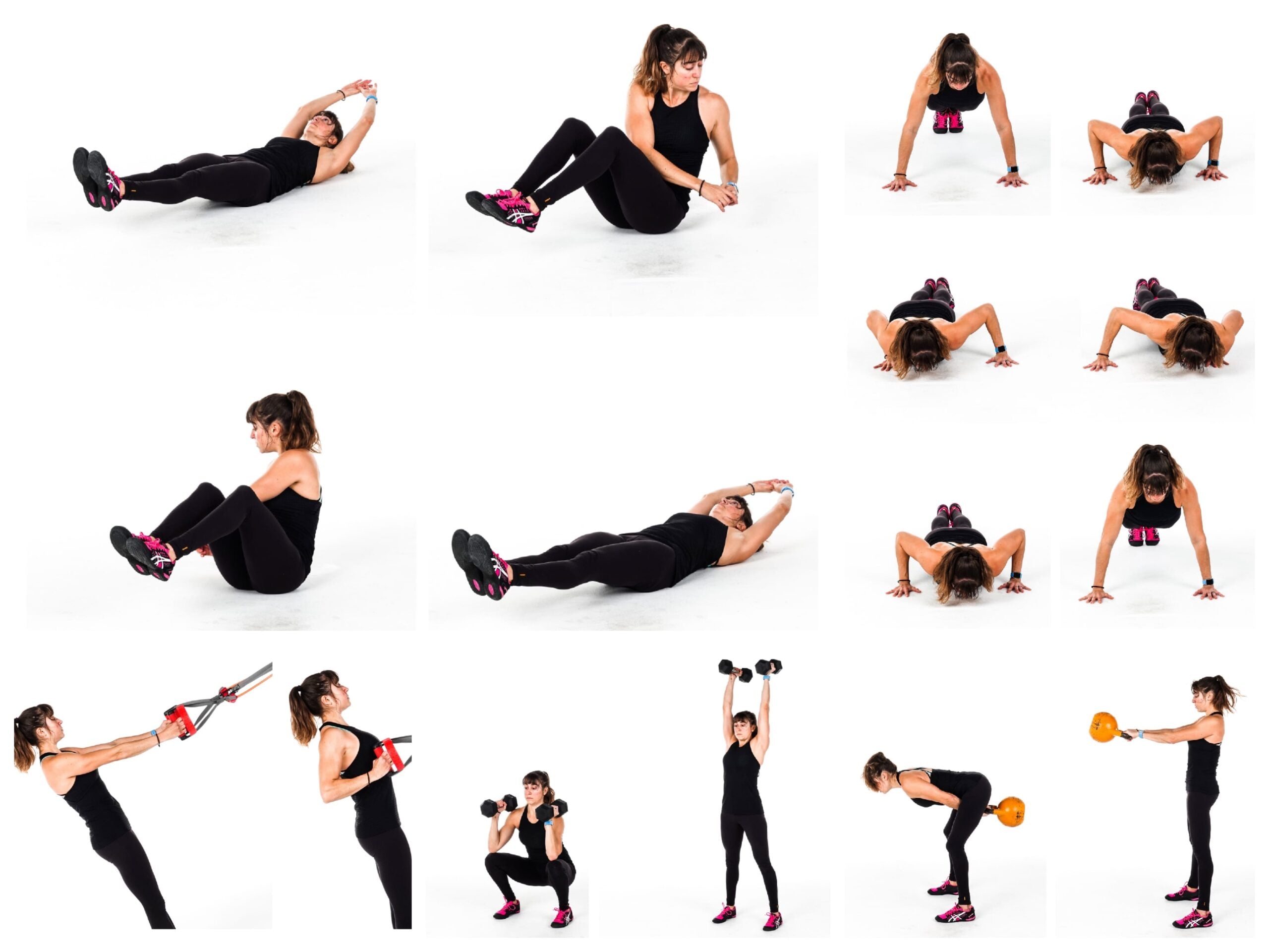 18-Day  Program for Women (All Muscle Groups + Cardio)